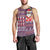 Hawaii Mele Kalikimaka Men Tank Top Aloha and Christmas Elements Patchwork Pink Style LT03 - Polynesian Pride