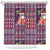 Hawaii Mele Kalikimaka Shower Curtain Aloha and Christmas Elements Patchwork Pink Style LT03 Pink - Polynesian Pride