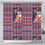 Hawaii Mele Kalikimaka Shower Curtain Aloha and Christmas Elements Patchwork Pink Style LT03 - Polynesian Pride