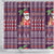 Hawaii Mele Kalikimaka Shower Curtain Aloha and Christmas Elements Patchwork Pink Style LT03 - Polynesian Pride