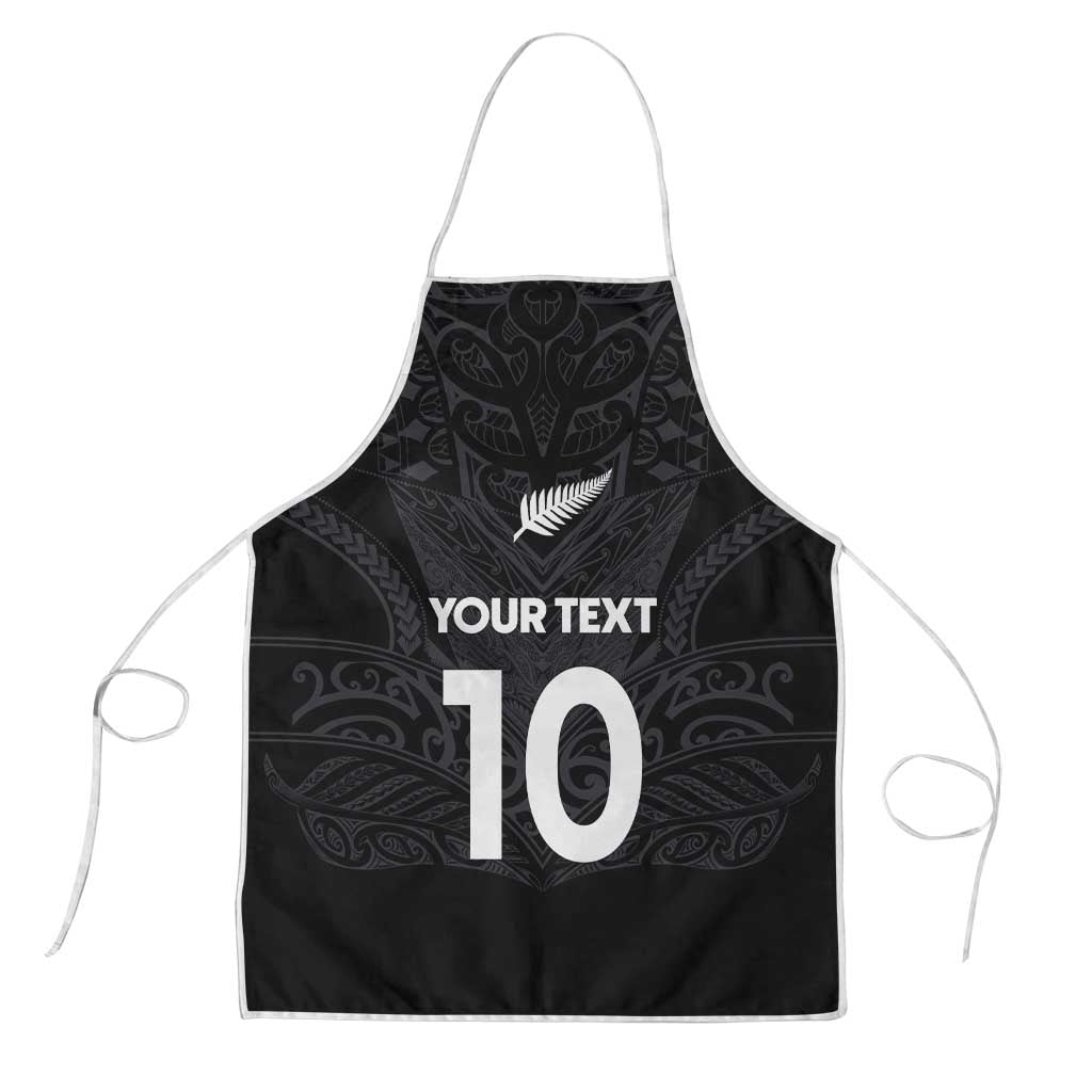 Custom Aotearoa Rugby Apron The Blacks-Sporty T90 Style LT03 Black - Polynesian Pride