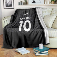 Custom Aotearoa Rugby Blanket The Blacks-Sporty T90 Style LT03 Black - Polynesian Pride