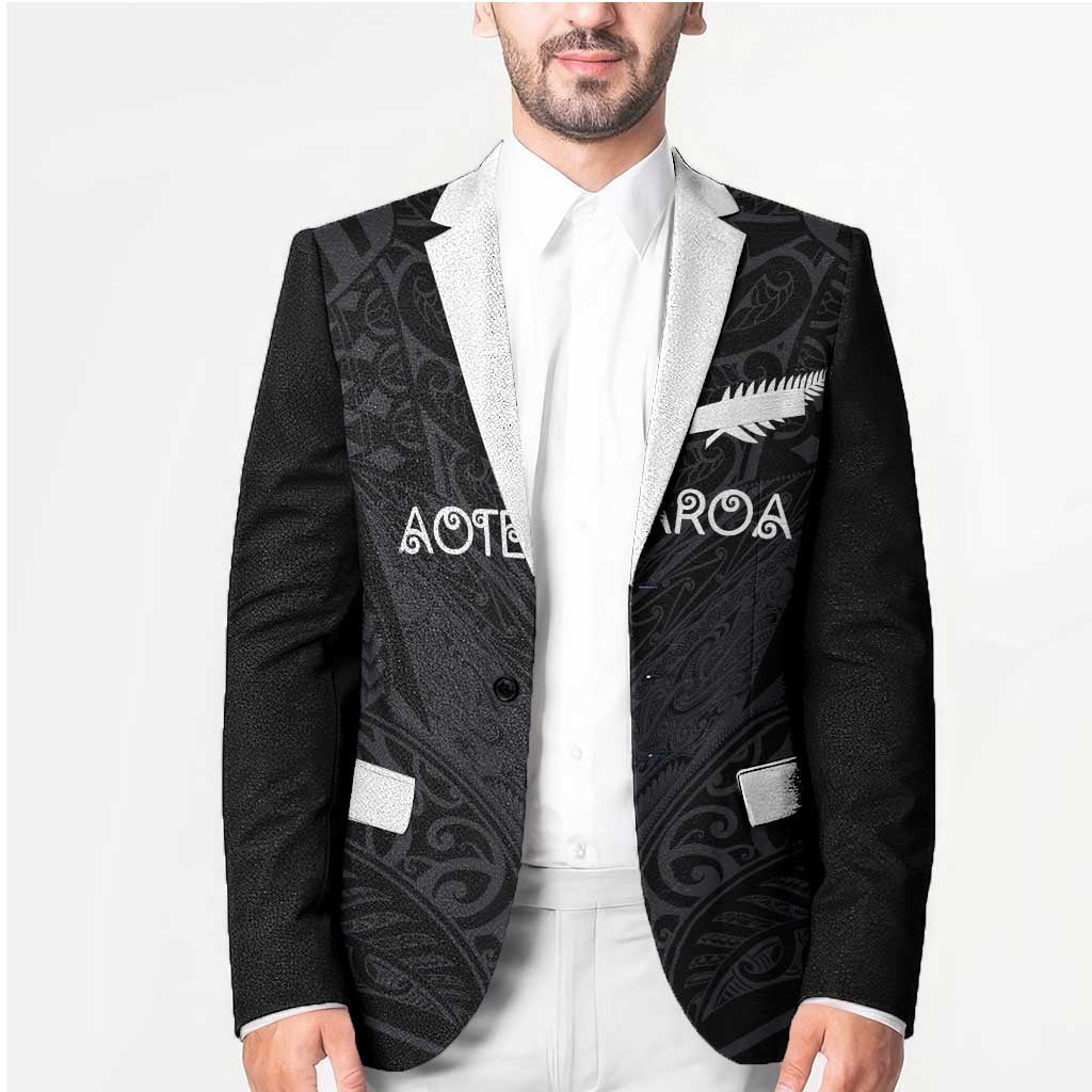 Custom Aotearoa Rugby Blazer The Blacks-Sporty T90 Style LT03 - Polynesian Pride