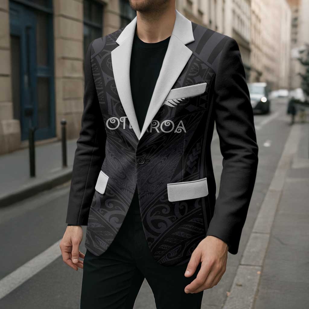 Custom Aotearoa Rugby Blazer The Blacks-Sporty T90 Style LT03 - Polynesian Pride