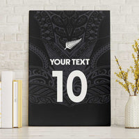 Custom Aotearoa Rugby Canvas Wall Art The Blacks-Sporty T90 Style LT03 Without Frame Black - Polynesian Pride