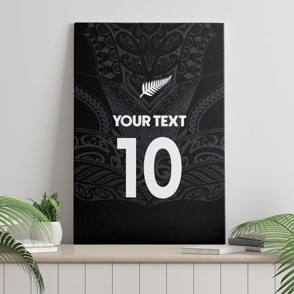 Custom Aotearoa Rugby Canvas Wall Art The Blacks-Sporty T90 Style LT03 - Polynesian Pride