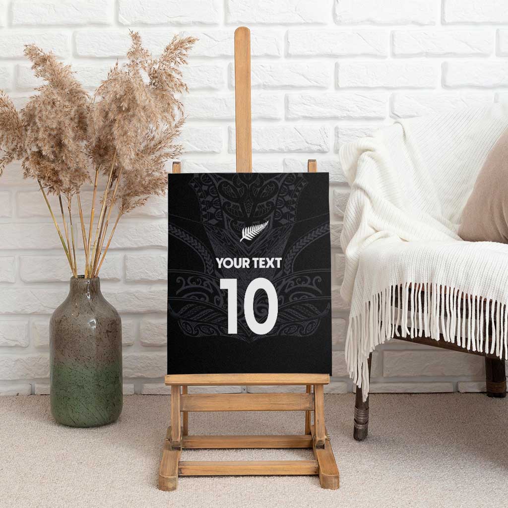 Custom Aotearoa Rugby Canvas Wall Art The Blacks-Sporty T90 Style LT03 - Polynesian Pride