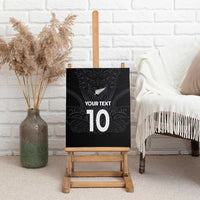 Custom Aotearoa Rugby Canvas Wall Art The Blacks-Sporty T90 Style LT03 - Polynesian Pride