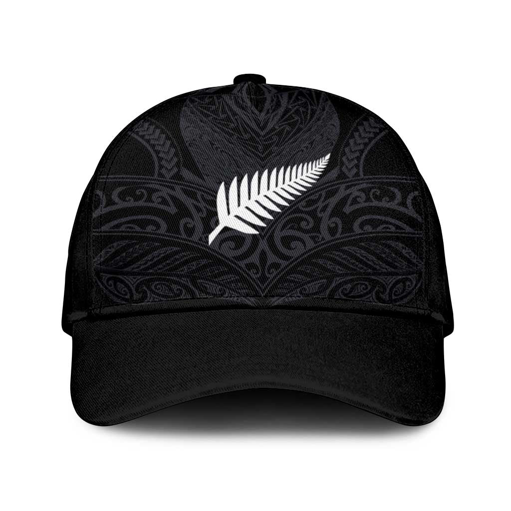 Aotearoa Rugby Classic Cap The Blacks-Sporty T90 Style LT03 Universal Fit Black - Polynesian Pride