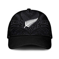 Aotearoa Rugby Classic Cap The Blacks-Sporty T90 Style LT03 Universal Fit Black - Polynesian Pride