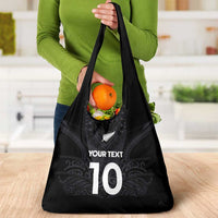 Custom Aotearoa Rugby Grocery Bag The Blacks-Sporty T90 Style LT03 - Polynesian Pride