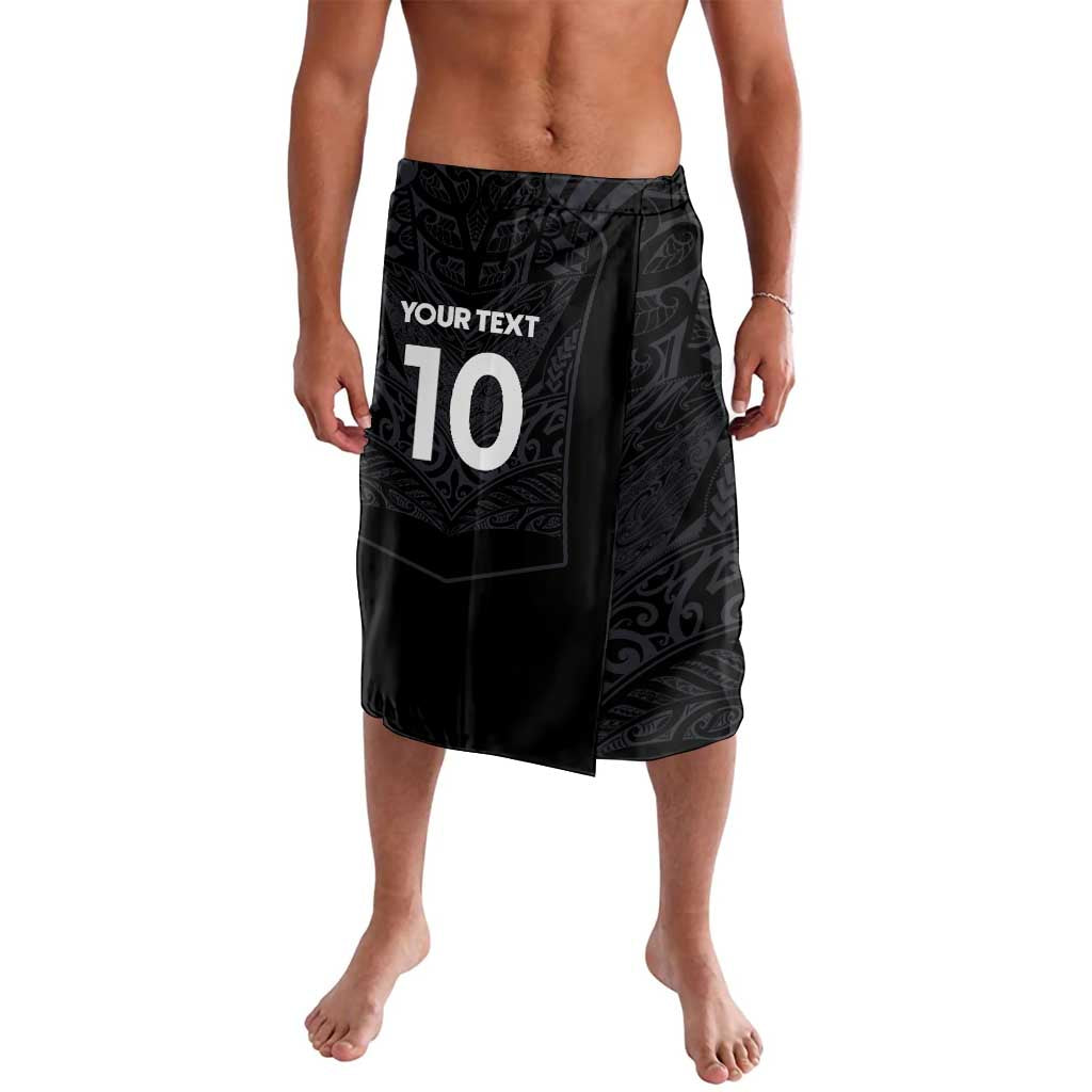 Custom Aotearoa Rugby Lavalava The Blacks-Sporty T90 Style LT03 Black - Polynesian Pride