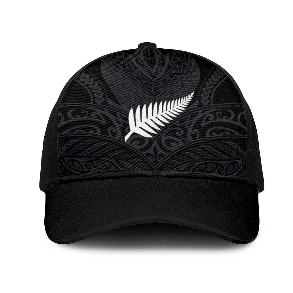 Aotearoa Rugby Mesh Trucker Cap The Blacks-Sporty T90 Style LT03 One Size Black Black - Polynesian Pride