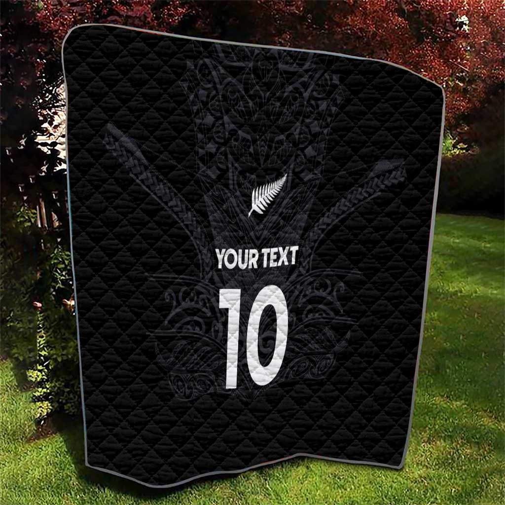 Custom Aotearoa Rugby Quilt The Blacks-Sporty T90 Style LT03 - Polynesian Pride