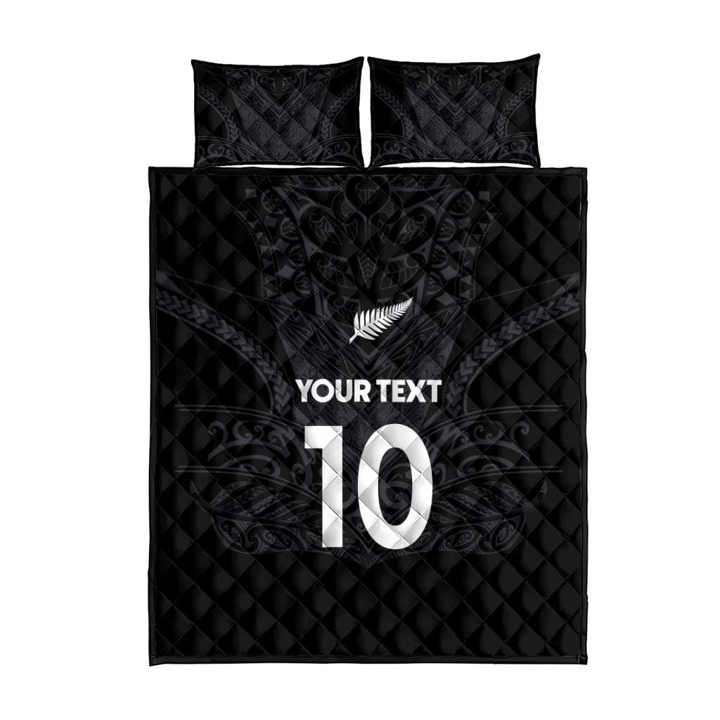 Custom Aotearoa Rugby Quilt Bed Set The Blacks-Sporty T90 Style LT03 - Polynesian Pride
