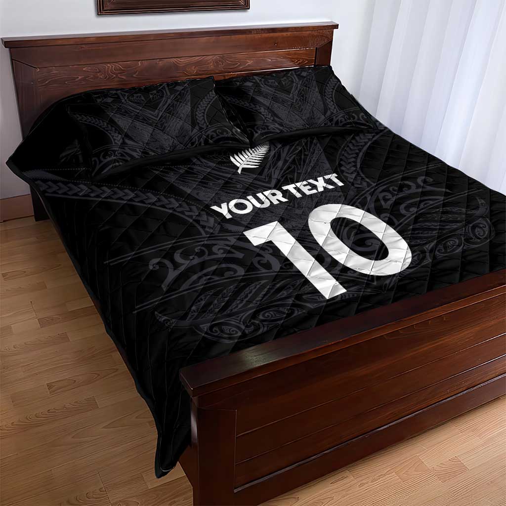 Custom Aotearoa Rugby Quilt Bed Set The Blacks-Sporty T90 Style LT03 - Polynesian Pride