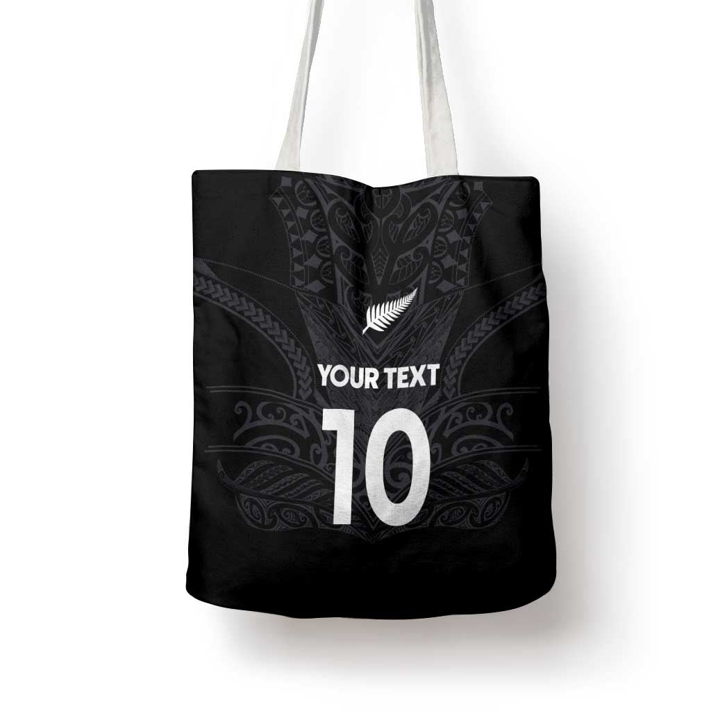 Custom Aotearoa Rugby Tote Bag The Blacks-Sporty T90 Style LT03 - Polynesian Pride