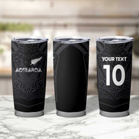 Custom Aotearoa Rugby Tumbler Cup The Blacks-Sporty T90 Style LT03 - Polynesian Pride
