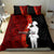 Tonga ANZAC Day Bedding Set Red Poppies Flower Soldier Lest We Forget LT03 - Polynesian Pride