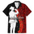 Tonga ANZAC Day Family Matching Mermaid Dress and Hawaiian Shirt Red Poppies Flower Soldier Lest We Forget LT03 Dad's Shirt - Short Sleeve Red - Polynesian Pride