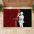 Tonga ANZAC Day Rubber Doormat Red Poppies Flower Soldier Lest We Forget LT03 - Polynesian Pride