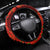 Tonga ANZAC Day Steering Wheel Cover Red Poppies Flower Soldier Lest We Forget LT03 Universal Fit Red - Polynesian Pride