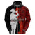 Tonga ANZAC Day Zip Hoodie Red Poppies Flower Soldier Lest We Forget LT03 - Polynesian Pride