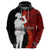 Tonga ANZAC Day Zip Hoodie Red Poppies Flower Soldier Lest We Forget LT03 - Polynesian Pride