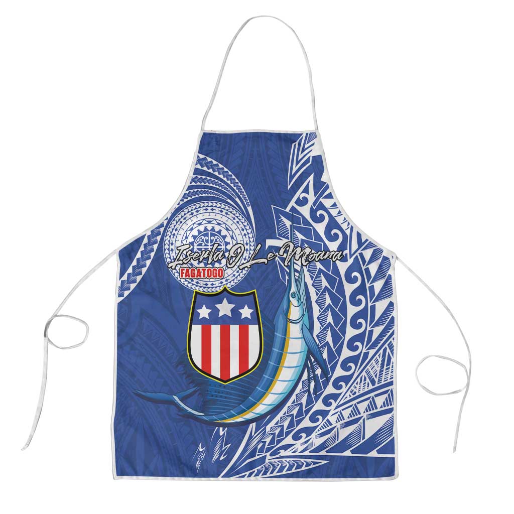 American Samoa Flag Day Apron Fautasi Race Fagatogo-Iseula O Le Moana Sailfish Tribal Style LT03 Multicolor - Polynesian Pride