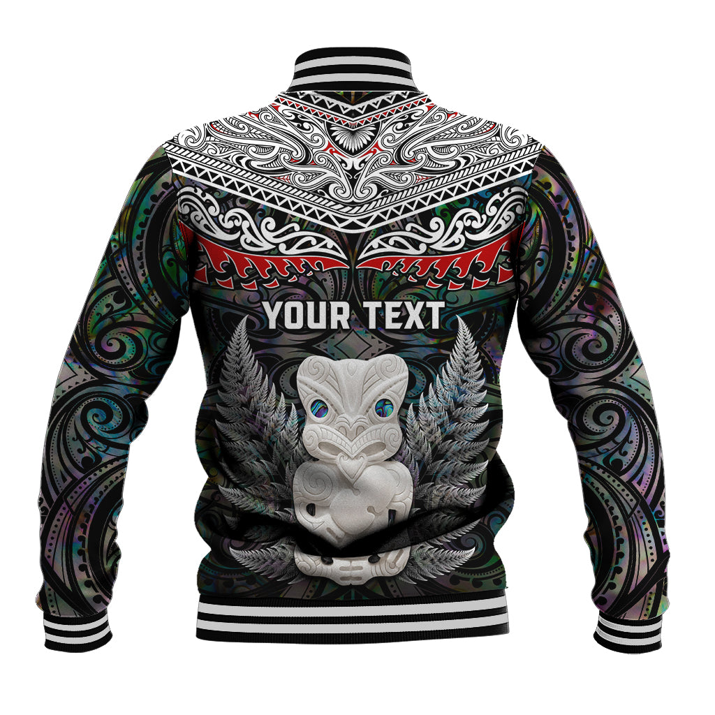 New Zealand Hei Tiki Baseball Jacket Maori Green Papua Shell Pattern LT03 - Polynesian Pride