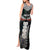 New Zealand Hei Tiki Tank Maxi Dress Maori Green Papua Shell Pattern LT03 - Polynesian Pride