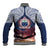 Samoa Indenpendence Day Baseball Jacket Sky Fireworks with Flag Style LT03 - Polynesian Pride