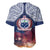 Samoa Indenpendence Day Baseball Jersey Sky Fireworks with Flag Style LT03 - Polynesian Pride