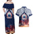 Samoa Indenpendence Day Couples Matching Off Shoulder Maxi Dress and Hawaiian Shirt Sky Fireworks with Flag Style LT03 - Polynesian Pride