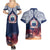 Samoa Indenpendence Day Couples Matching Summer Maxi Dress and Hawaiian Shirt Sky Fireworks with Flag Style LT03 - Polynesian Pride