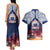 Samoa Indenpendence Day Couples Matching Tank Maxi Dress and Hawaiian Shirt Sky Fireworks with Flag Style LT03 - Polynesian Pride