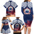 Samoa Indenpendence Day Family Matching Long Sleeve Bodycon Dress and Hawaiian Shirt Sky Fireworks with Flag Style LT03 - Polynesian Pride