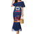 Samoa Indenpendence Day Family Matching Mermaid Dress and Hawaiian Shirt Sky Fireworks with Flag Style LT03 Mom's Dress Black - Polynesian Pride