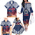 Samoa Indenpendence Day Family Matching Off Shoulder Long Sleeve Dress and Hawaiian Shirt Sky Fireworks with Flag Style LT03 - Polynesian Pride