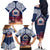 Samoa Indenpendence Day Family Matching Off Shoulder Long Sleeve Dress and Hawaiian Shirt Sky Fireworks with Flag Style LT03 - Polynesian Pride