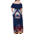 Samoa Indenpendence Day Family Matching Off Shoulder Maxi Dress and Hawaiian Shirt Sky Fireworks with Flag Style LT03 - Polynesian Pride