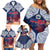 Samoa Indenpendence Day Family Matching Off Shoulder Short Dress and Hawaiian Shirt Sky Fireworks with Flag Style LT03 - Polynesian Pride