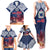 Samoa Indenpendence Day Family Matching Tank Maxi Dress and Hawaiian Shirt Sky Fireworks with Flag Style LT03 - Polynesian Pride