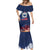 Samoa Indenpendence Day Mermaid Dress Sky Fireworks with Flag Style LT03 - Polynesian Pride