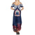 Samoa Indenpendence Day Summer Maxi Dress Sky Fireworks with Flag Style LT03 - Polynesian Pride