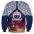 Samoa Indenpendence Day Sweatshirt Sky Fireworks with Flag Style LT03 - Polynesian Pride