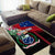 Personalised Samoa Indenpendence Day Area Rug Tropical Samoan Coat of Arms With Siapo Pattern LT03 - Polynesian Pride