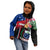 Personalised Samoa Indenpendence Day Kid Hoodie Tropical Samoan Coat of Arms With Siapo Pattern LT03 - Polynesian Pride