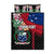 Personalised Samoa Indenpendence Day Quilt Bed Set Tropical Samoan Coat of Arms With Siapo Pattern LT03 - Polynesian Pride