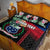 Personalised Samoa Indenpendence Day Quilt Bed Set Tropical Samoan Coat of Arms With Siapo Pattern LT03 - Polynesian Pride